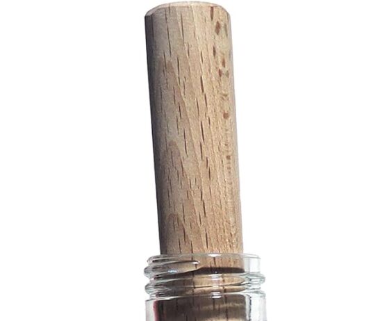 Flaschensafe Schraube personalisiert mit eingebranntem Text