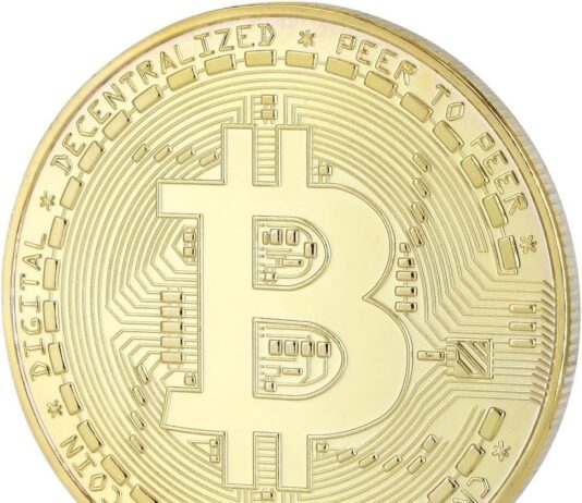 Bitcoin (BTC) Physische Münze in Gold – Limited Miner Edition inkl. Schutzkapsel – Original von Cryptos und Must-Have für Freunde von digitalen Währungen