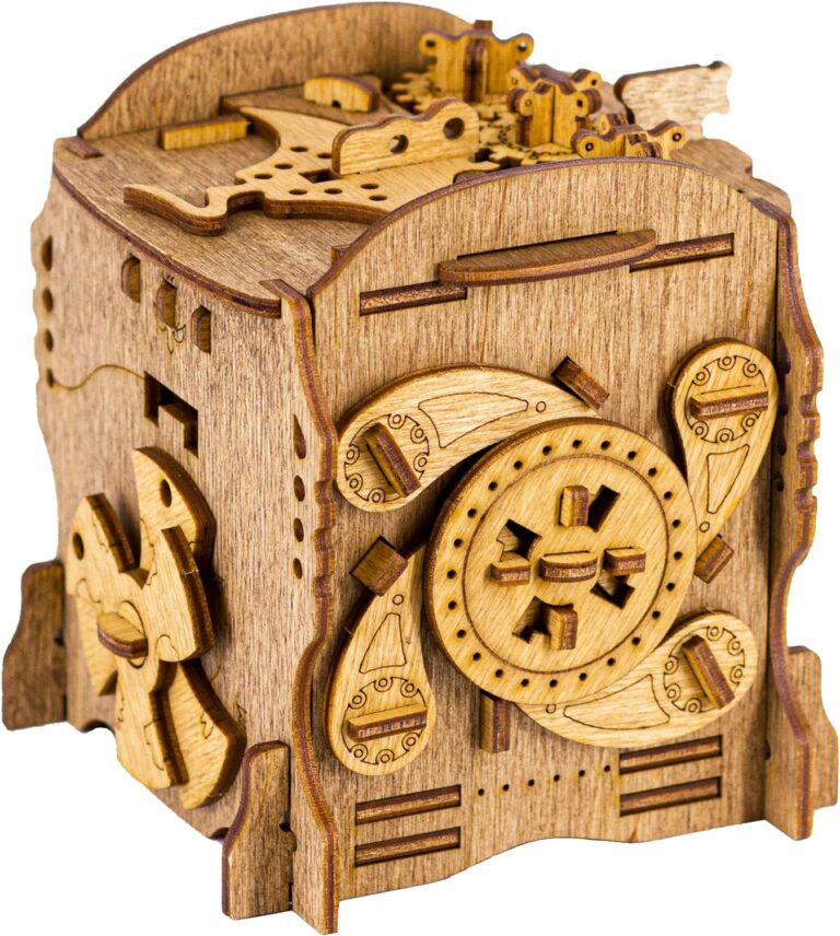 iDventure Cluebox – Captain’s Nemo Nautilus – Escape Room Spiel – kniffeliges 3D Puzzlebox Holzpuzzel Rätsel – einzigartige Knobelspiele – Escape Box Spiele Für Erwachsene und Rätselbox für Kinder