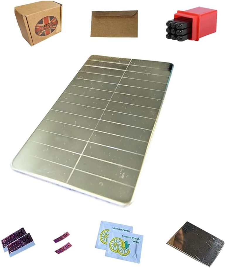 Hooe England Crypto Seed Storage Cold Edelstahl Hochglanzpolierte Metallplatte Externe Brieftasche Bitcoin Etherium Mnemonische Phrase Kryptowährung Backup Word Recovery Kit mit Zahlenschlägen