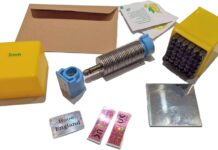 Hooe England Seed Phrase Storage Steel Washer Lock Bitcoin Etherium Cryptocurrency Metall Wallet Mnemonic Word Offline BIP39 Backup Recovery Crypto Word Phrase With Alphabet Number Punches