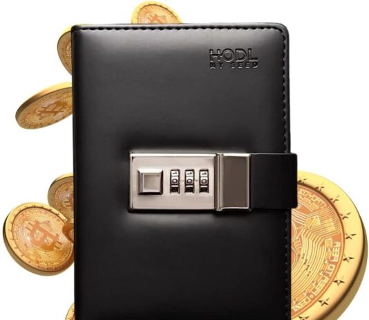 HODL MY SEED Seedbook Der sicherste und bequemste Weg, um Ihre Krypto-Recovery-Samensätze aufzubewahren. Verriegeln Sie Ihre kalten Schlüssel sicher in diesem sicheren Passwort-Notizbuch (1, schwarz)
