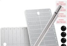 CONDOLD Steel Bitcoin Wallet Kit enthält 2 Stück Crypto Seed Storage Stahlplatten und 1 Stück Gravurstift für private Schlüssel, unterstützt bis zu 24 Wörter mit einzigartig beschriftet und Knopf (1