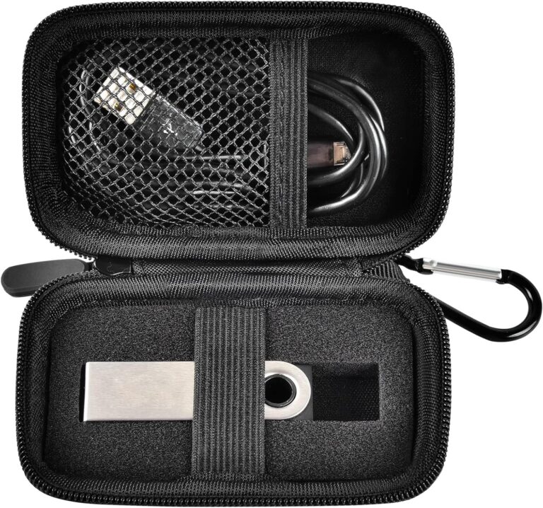 Schutzhülle für Ledger Nano X/S/S Plus Cryptocurrency Hardware Wallet – BTC Bitcoin, Ethereum, Ripple, Altcoins und ERC Tokens Aufbewahrungs-Organizer für Crypto Wallet & USB-Kabel