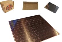 Hooe England™ Seed Phrase Kühlaufbewahrung, extra groß, Kupfer, Metallplatte, Brieftasche, externe Bitcoin-Krypto-Enemonik-Wort-Backup-Recovery Kit