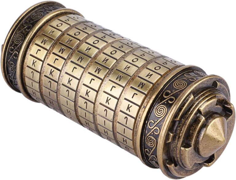 Da Vinci Code Cryptex Lock Mini Cryptex Valentinstag Geld Puzzle Box Schloss für Puzzle Kreative Romantische Geburtstagsgeschenke Metallmaterial