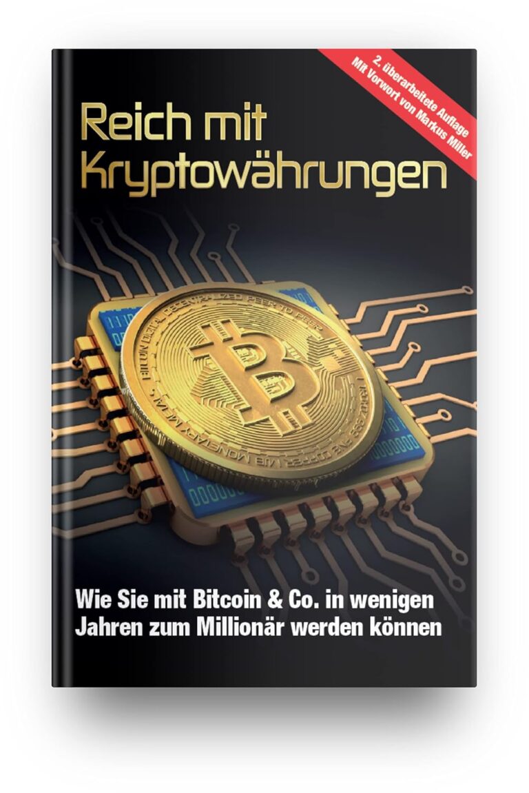 Reich mit Kryptowährung
