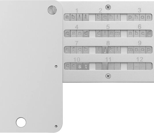 Crypto Wallet,Steel Bitcoin Wallet,Cryptocurrency Seed Backup Cold Storage,Cold Wallet Hardware Wallet for Crypto Miner,Compatible with KeepKey,Ledger, Trezor,Coldcard, Supports up to 24 Words