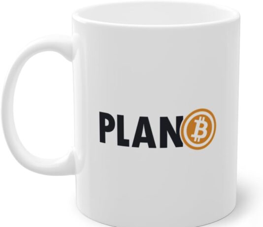 Bitcoin Plan B Blockchain Crypto Trader Kaffeetasse | Crypto Kryptowährung Bitcoin Tasse Weiß (01693B)