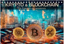 Krypto und Blockchain (Tischkalender 2025 DIN A5 quer), CALVENDO Monatskalender