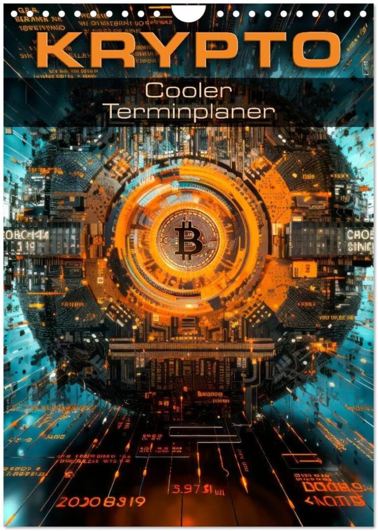 KRYPTO Cooler Terminplaner (Wandkalender 2025 DIN A4 hoch), CALVENDO Monatskalender