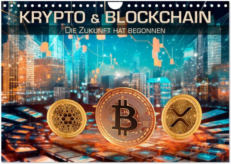 Krypto und Blockchain (Wandkalender 2025 DIN A4 quer), CALVENDO Monatskalender