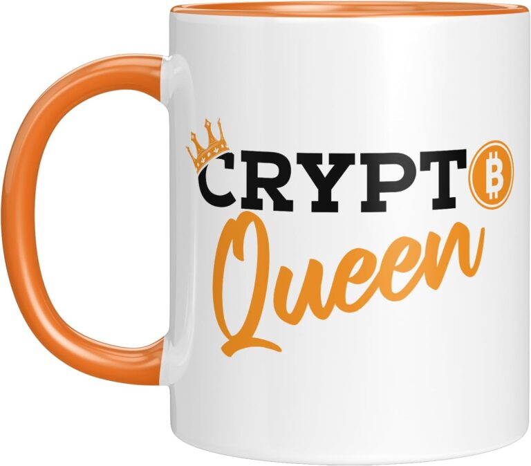 Tasse mit Spruch – Crypto Queen – Bitcoin – Aktien – Bullrun – witzig- Geschenkidee – Kryptowährung – Motivation – Geburtstagsgeschenk – Statement – Sie