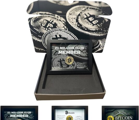 BitME Solutions | Bitcoin Bilderrahmen Krypto | Deko Geschenke für Männer | Crypto gaming Deko | BTC Büro Dekoration | Kryptowährung | Geburtstagsgeschenk für Männer (21MILLION)
